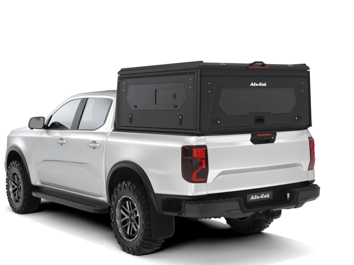 Alu-Cab ModCap Worker Tailgate, Double Cab (Med sideruder)