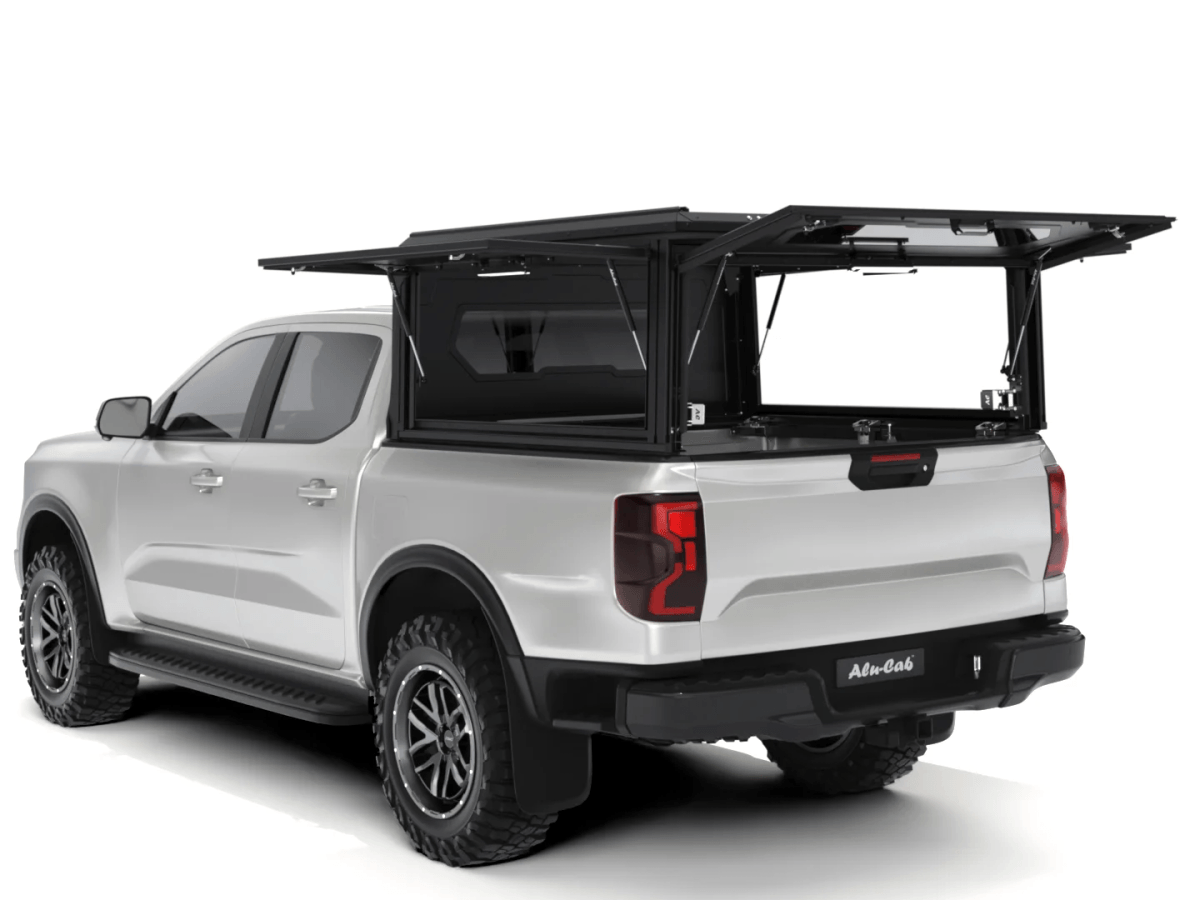 Alu-Cab ModCap Worker Tailgate, Double Cab (Uden sideruder)