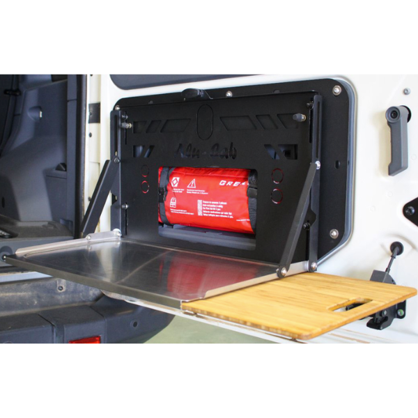 Alu-Cab Rear Door Drop-Down Table
