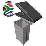 Alu-Cab Shower Cube beslag til tagtelt (Gen 3 / 3.1 / 3R) og Canopy Camper Double Cab
