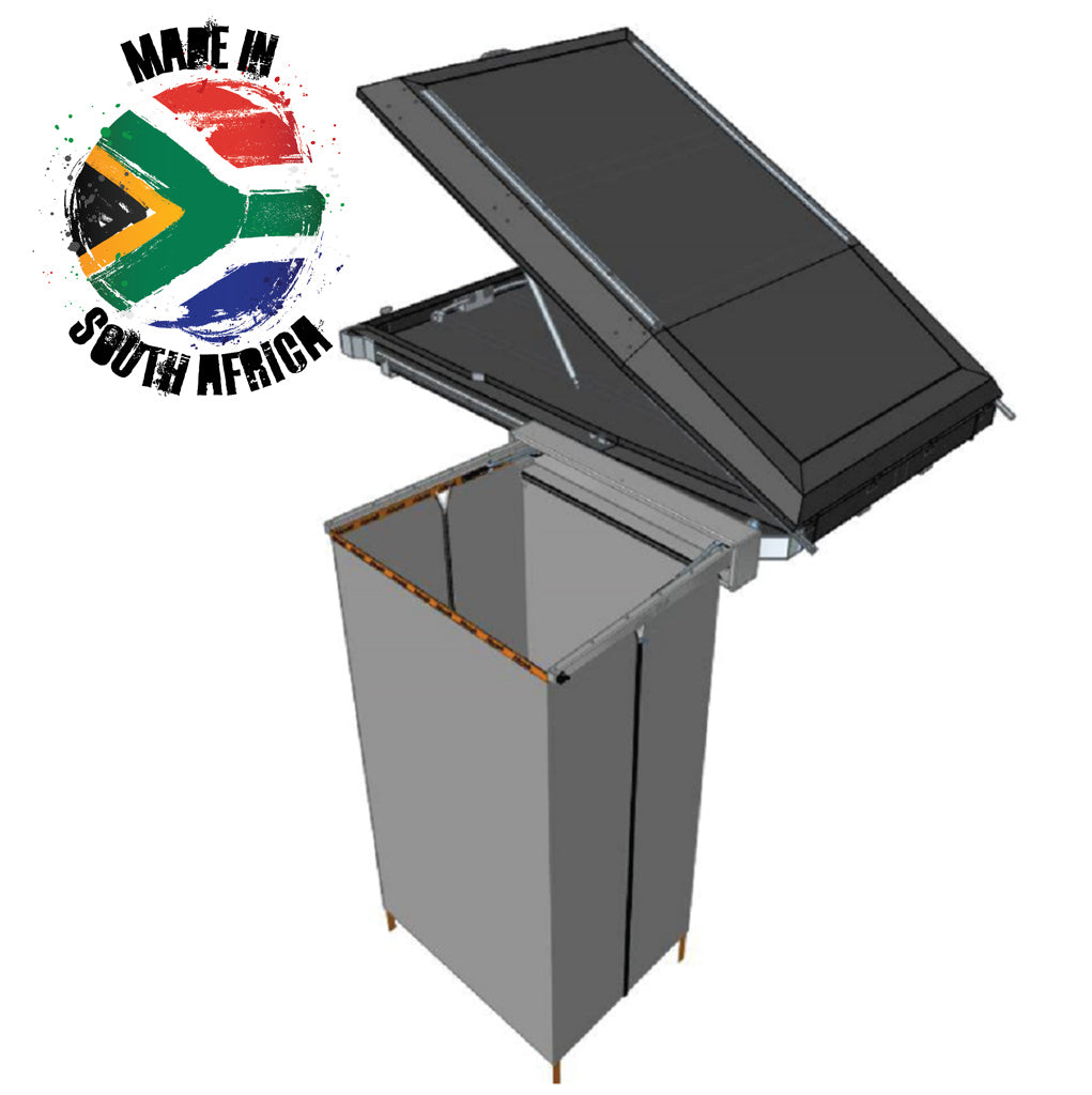 Alu-Cab Shower Cube beslag til tagtelt (Gen 3 / 3.1 / 3R) og Canopy Camper Double Cab