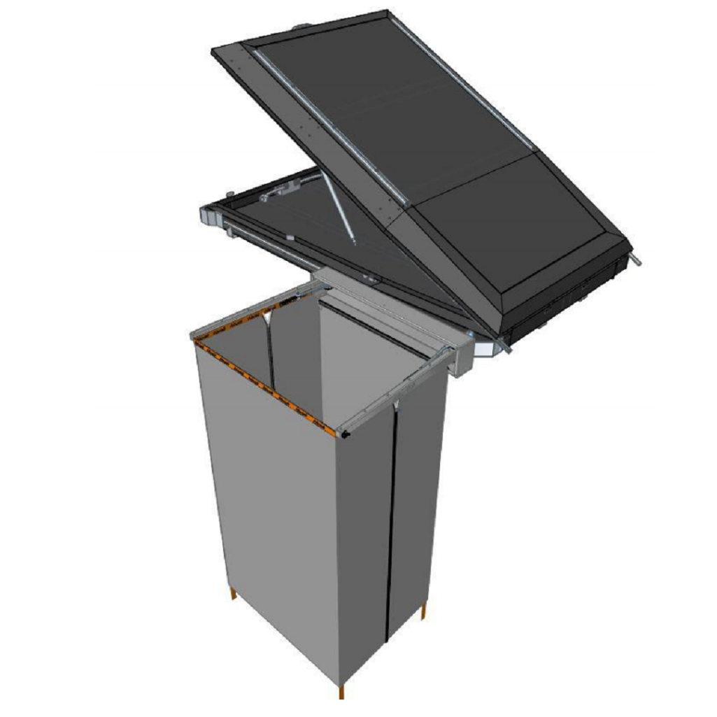 Alu-Cab Shower Cube beslag til tagtelt (Gen 3 / 3.1 / 3R) og Canopy Camper Double Cab