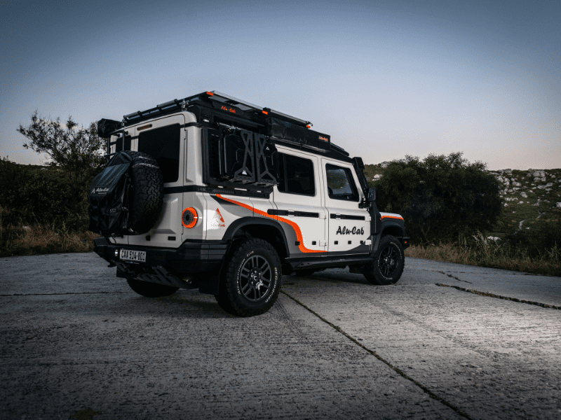 Alu-Cab Silenus Roof Conversion, Ineos Grenadier – Hvid