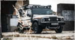 Alu-Cab Silenus Roof Conversion, Ineos Grenadier – Hvid med 270° markise