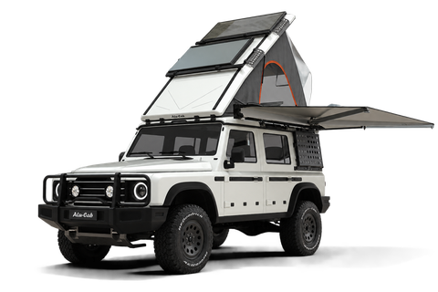 Alu-Cab Silenus Roof Conversion, Ineos Grenadier – Hvid med 270° markise