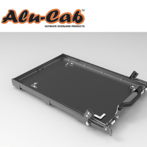 Alu-Cab Tilting Fridge Slide 80L, sort