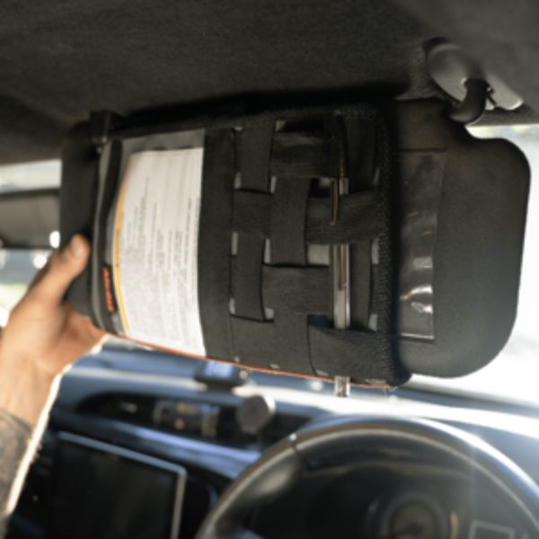 Alu-Cab Visor Organizer