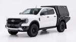 AluBlack 3/4-Canopy flatbed – Ford Ranger 2023+ Double Cab