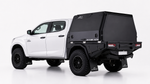 AluBlack 3/4-Canopy flatbed – Isuzu D-Max 2023+ Double Cab