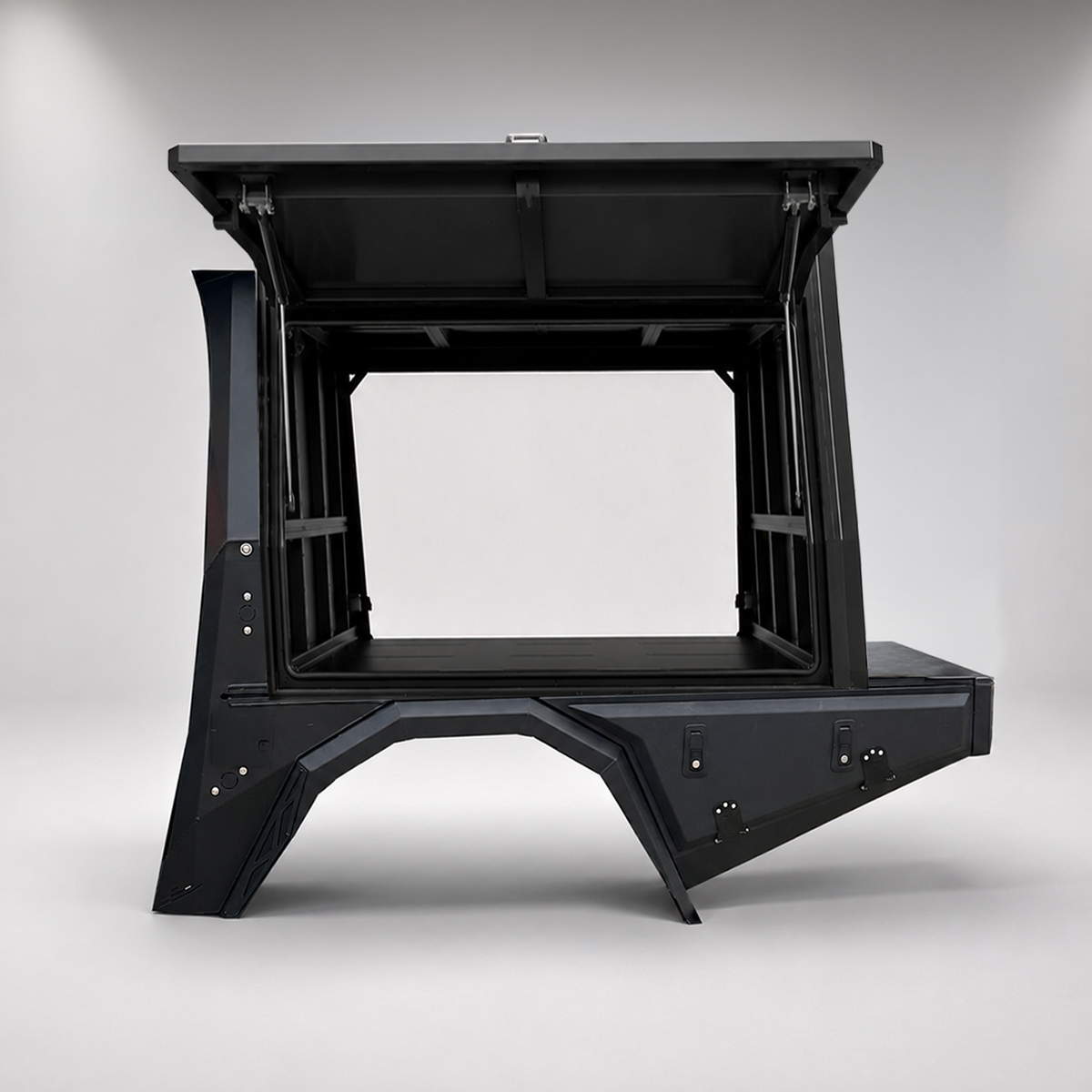 AluBlack 3/4-Canopy flatbed – Isuzu D-Max 2023+ Double Cab