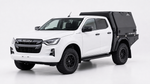 AluBlack 3/4-Canopy flatbed – Isuzu D-Max 2023+ Double Cab