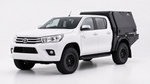 AluBlack 3/4-Canopy flatbed – Toyota Hilux 2016+ Double Cab