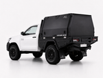 AluBlack 3/4-Canopy flatbed – Toyota Hilux 2016+ Single Cab