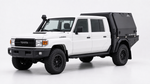 AluBlack 3/4-Canopy flatbed – Toyota Land Cruiser 79 Double Cab