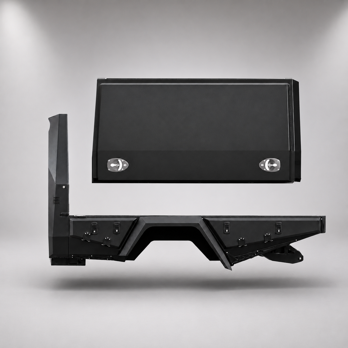 AluBlack 3/4-Canopy flatbed – Toyota Land Cruiser 79 Single Cab