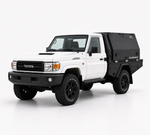 AluBlack 3/4-Canopy flatbed – Toyota Land Cruiser 79 Single Cab