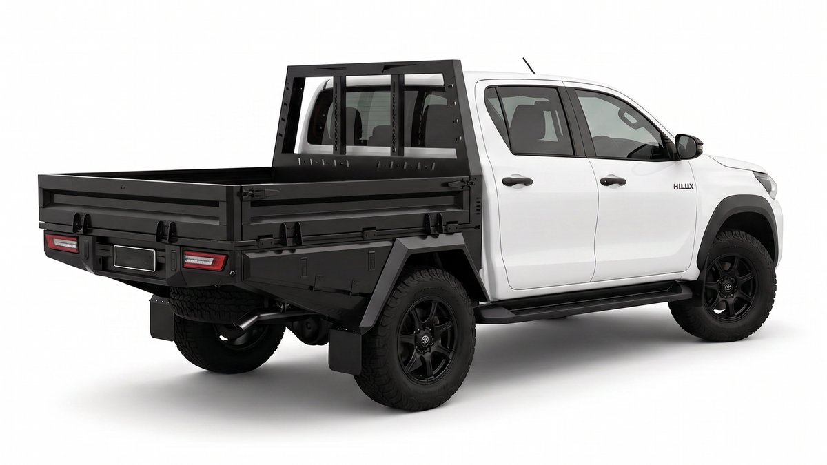 AluBlack Drop-Sides flatbed – Ford Ranger 2023+ Double Cab