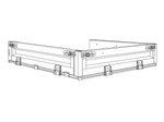 AluBlack Drop-Sides flatbed – Ford Ranger 2023+ Double Cab