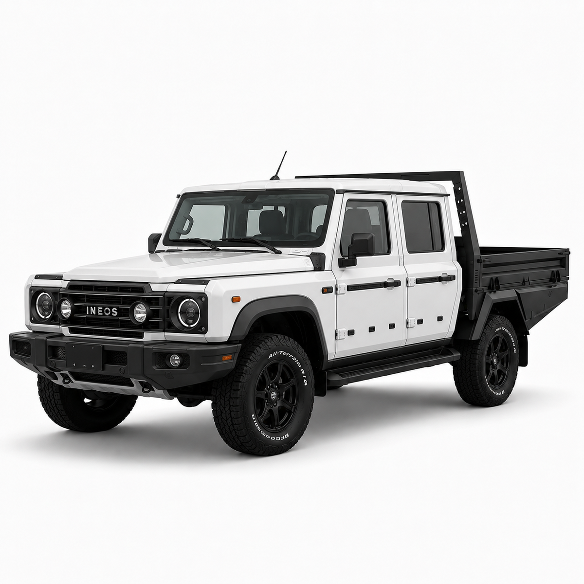 AluBlack Drop-Sides flatbed – Ineos Grenadier Quartermaster 2023+ Double Cab