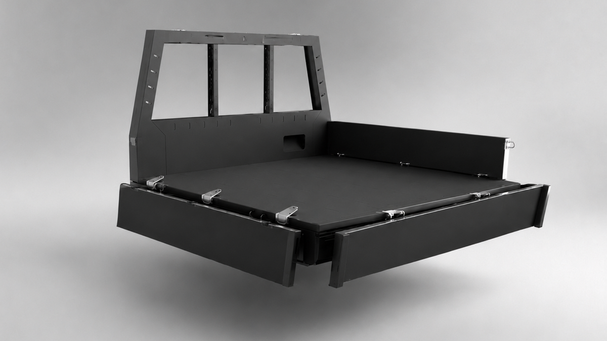 AluBlack Drop-Sides flatbed – Isuzu D-Max 2023+ Double Cab