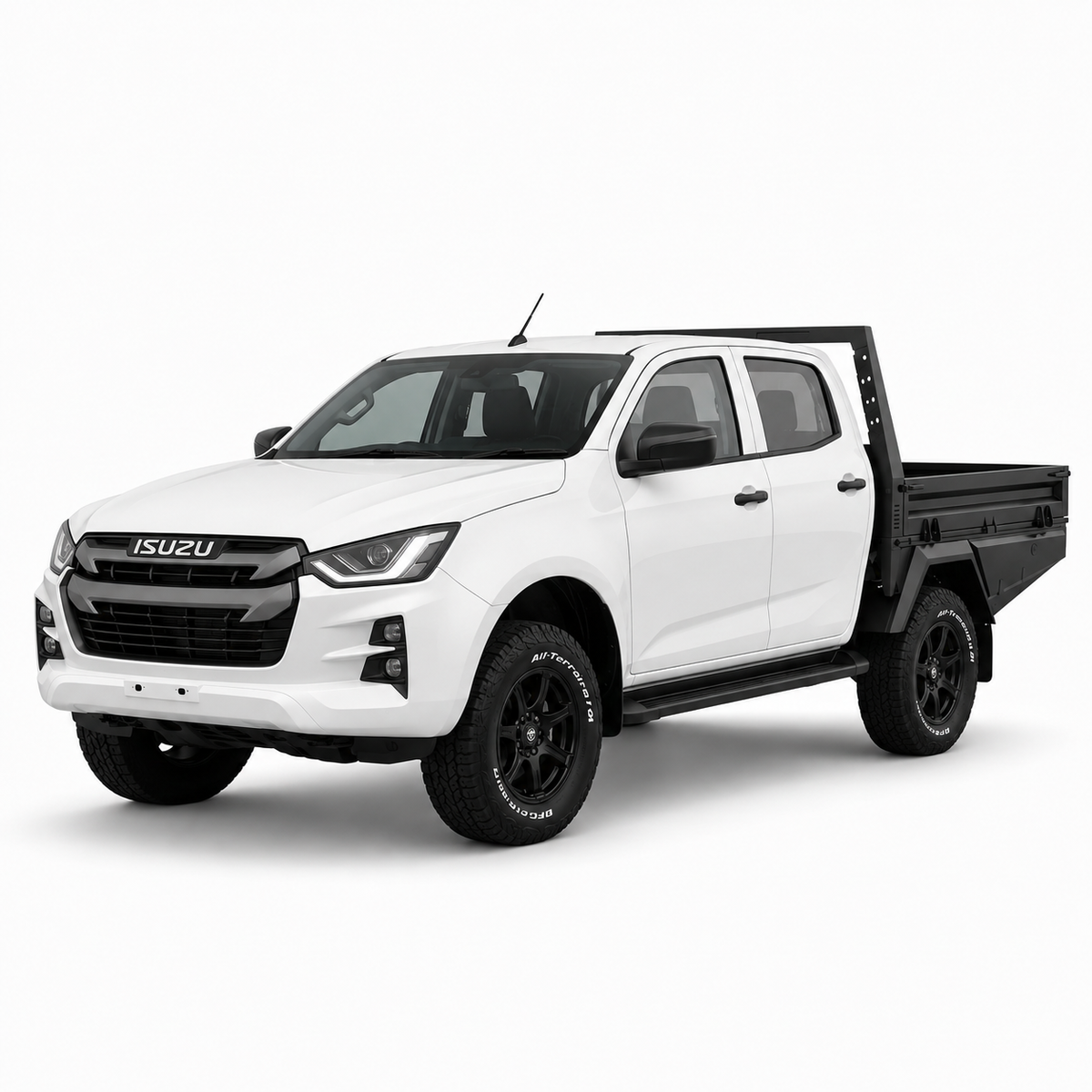 AluBlack Drop-Sides flatbed – Isuzu D-Max 2023+ Double Cab