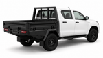 AluBlack Drop-Sides flatbed – Toyota Hilux 2016+ Double Cab