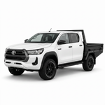 AluBlack Drop-Sides flatbed – Toyota Hilux 2016+ Double Cab