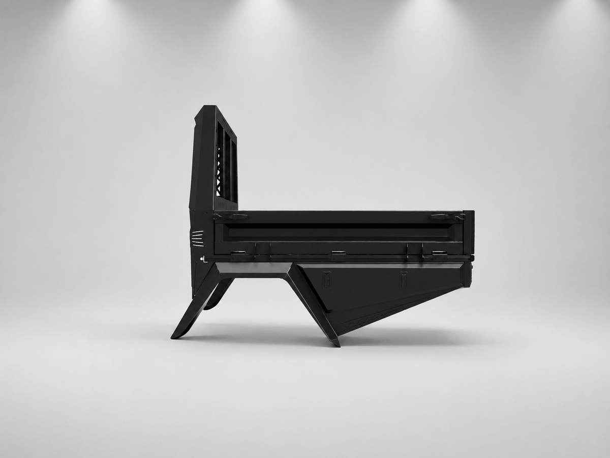 AluBlack Drop-Sides flatbed – Toyota Land Cruiser 79 Double Cab
