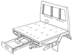 AluBlack Drop-Sides flatbed – Toyota Land Cruiser 79 Double Cab