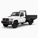 AluBlack Drop-Sides flatbed – Toyota Land Cruiser 79 Single Cab