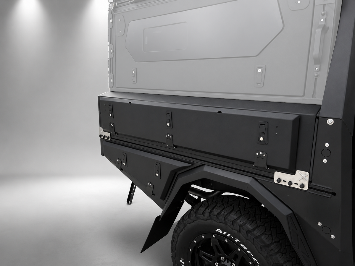 AluBlack ModCAP Kit flatbed – Ford Ranger 2023+ Double Cab