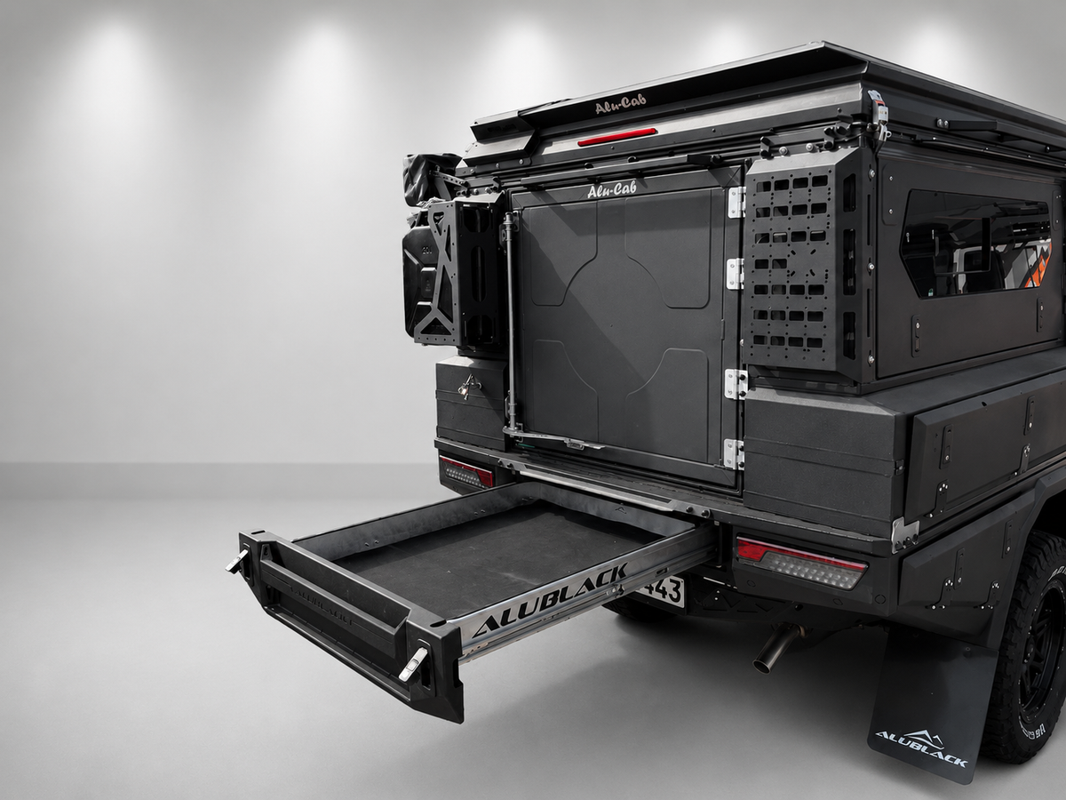 AluBlack ModCAP Kit flatbed – Isuzu D-Max 2023+ Double Cab