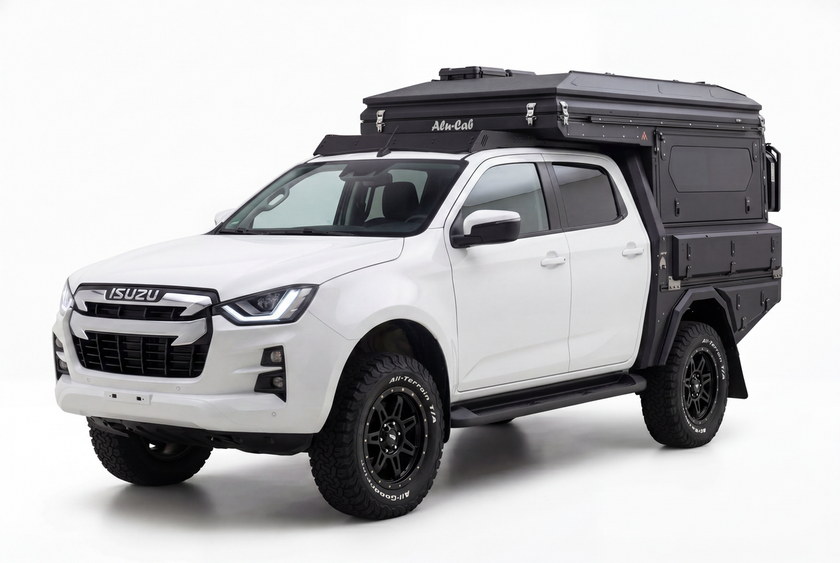 AluBlack ModCAP Kit flatbed – Isuzu D-Max 2023+ Double Cab