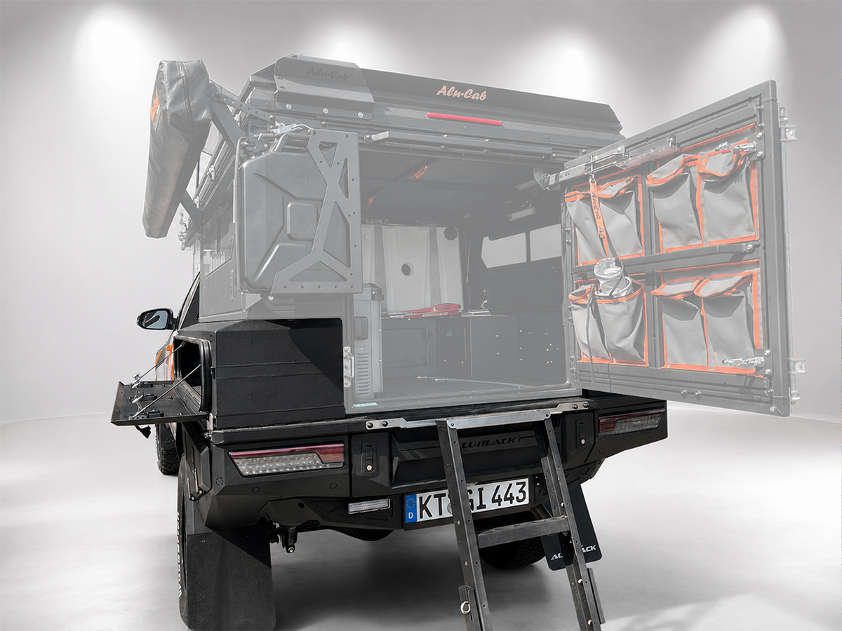 AluBlack ModCAP Kit flatbed – Toyota Hilux 2016+ Double Cab