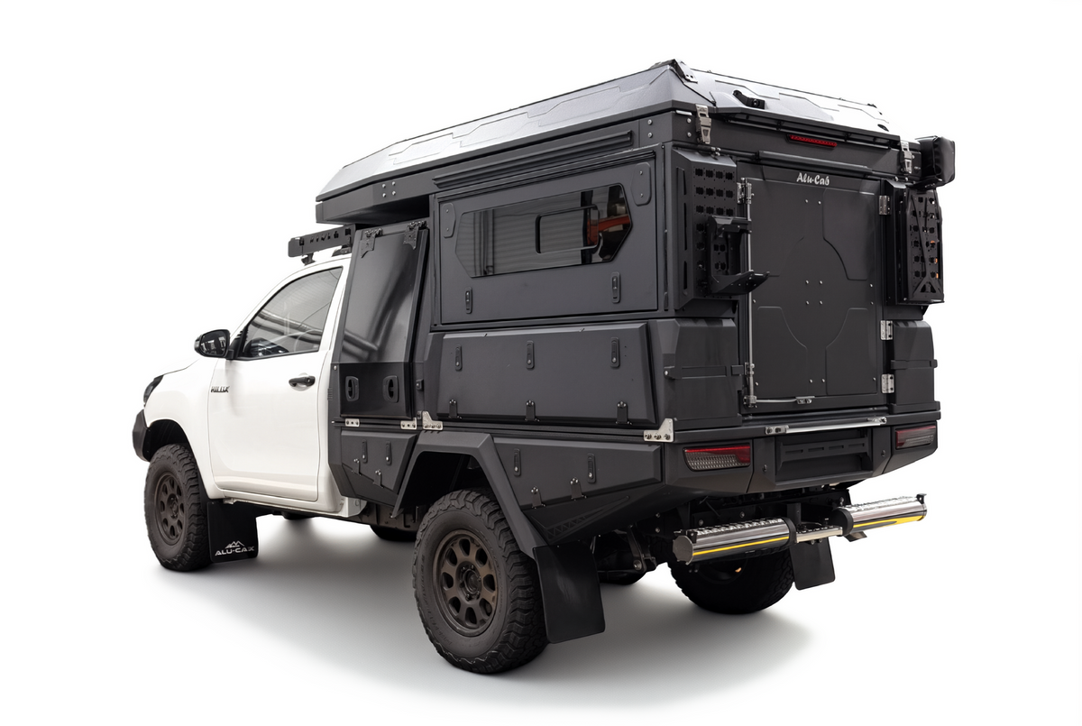 AluBlack ModCAP Kit flatbed – Toyota Hilux 2016+ Single Cab