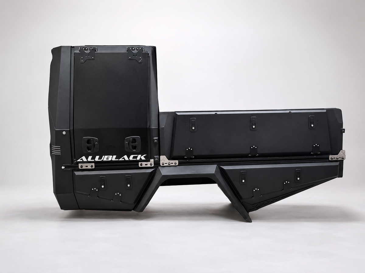 AluBlack ModCAP Kit flatbed – Toyota Hilux 2016+ Single Cab