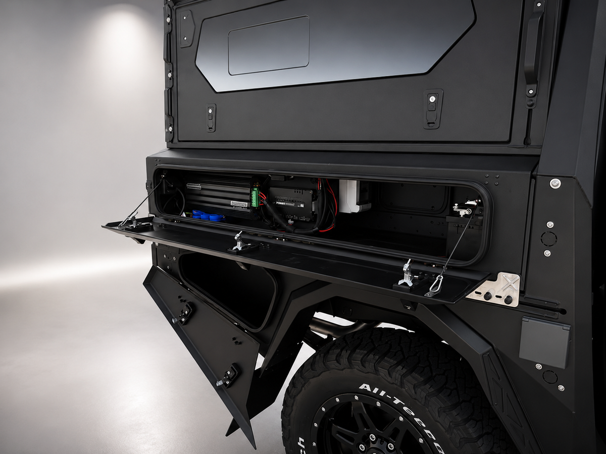 AluBlack ModCAP Kit flatbed – Toyota Hilux 2016+ Single Cab