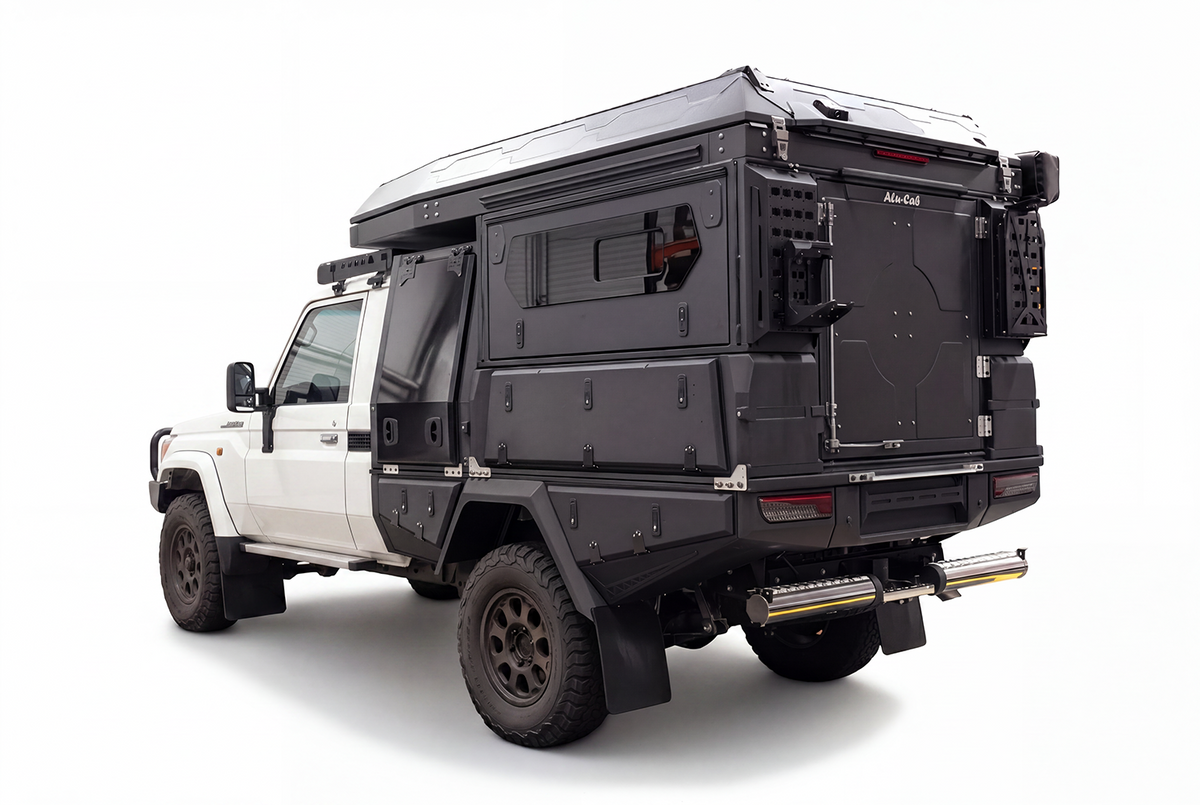 AluBlack ModCAP Kit flatbed – Toyota Land Cruiser 79 Single Cab