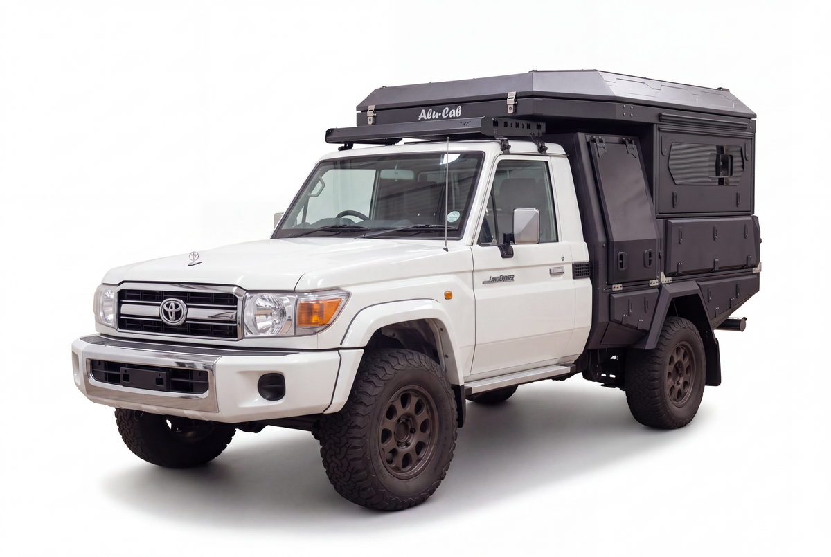 AluBlack ModCAP Kit flatbed – Toyota Land Cruiser 79 Single Cab