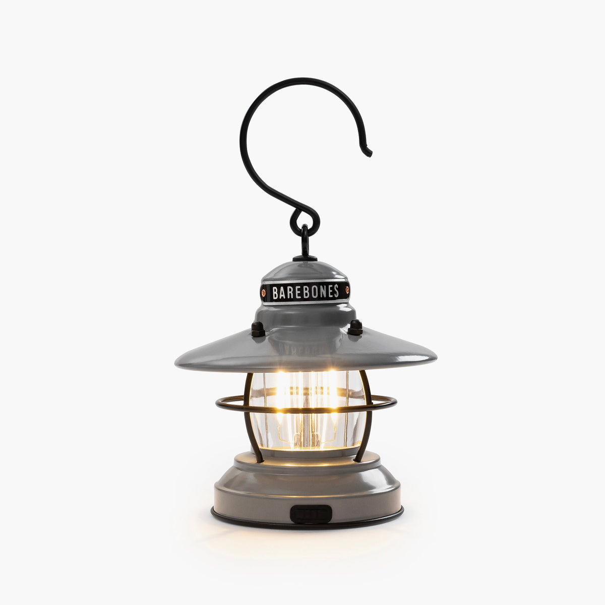 Barebones Edison Mini Lanterne – Slate Grey