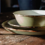 Barebones Emalje 2-Tone Høje Kopper, 2 stk. – Olive Drab