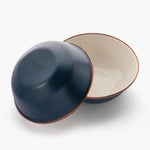 Barebones Emalje 2-Tone Skåle, 2 stk. – Indigo Blue