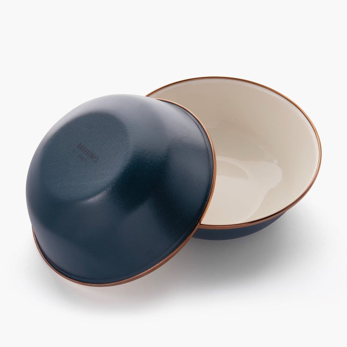 Barebones Emalje 2-Tone Skåle, 2 stk. – Indigo Blue