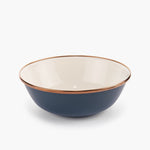 Barebones Emalje 2-Tone Skåle, 2 stk. – Indigo Blue