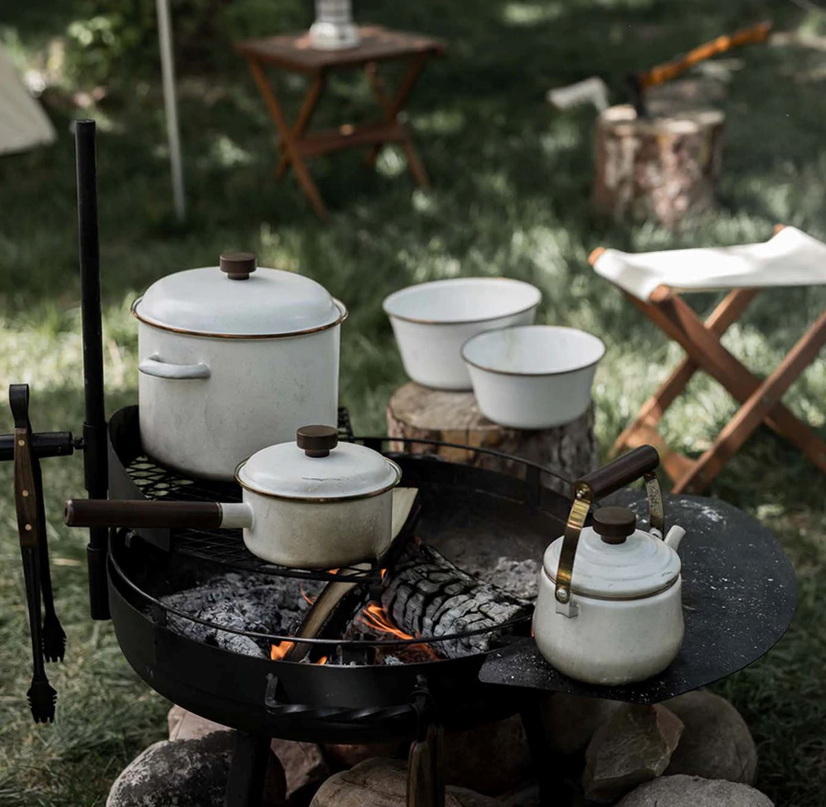Barebones Emalje Kasserolle – Slate Grey