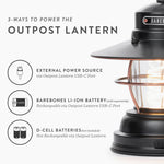 Barebones Outpost Lanterne – Antique Bronze