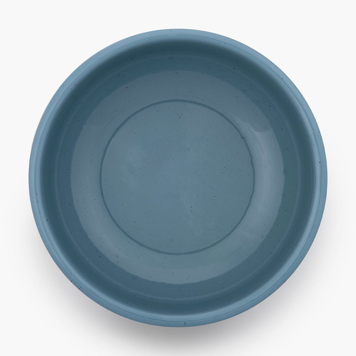 Barebones Rolled Enamelware Skål – Smoky Blue