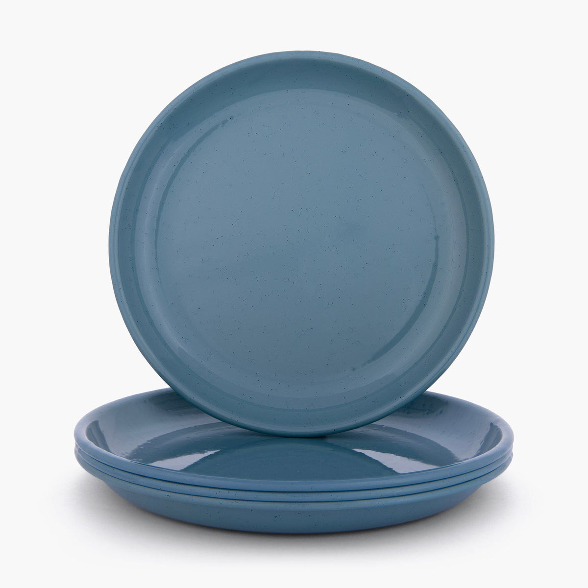 Barebones Rolled Enamelware Tallerken – Smoky Blue
