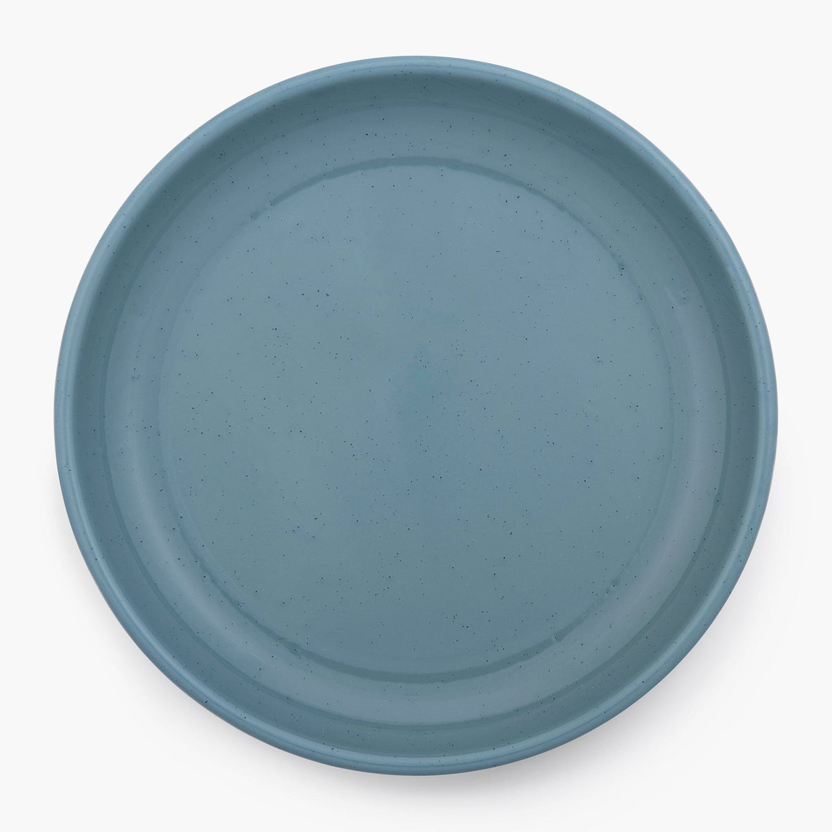 Barebones Rolled Enamelware Tallerken – Smoky Blue