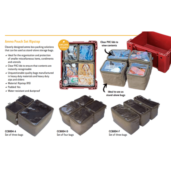 Camp Cover organiseringsposer – 4 stk